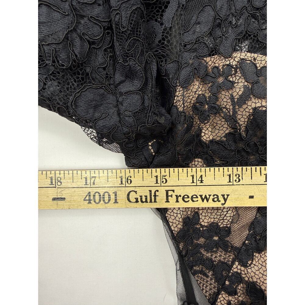 Bronx & Banco Madeleine Noir black lace embroidered midi dress NWOT Sz 6 - Picture 11 of 14